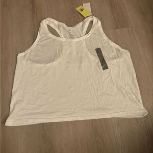 All in Motion White seamless race back  Women's Tank Top